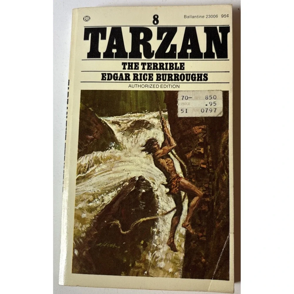 Lot of 3 Tarzan Books Edgar Rice Burroughs Ballantine and HC (18K)